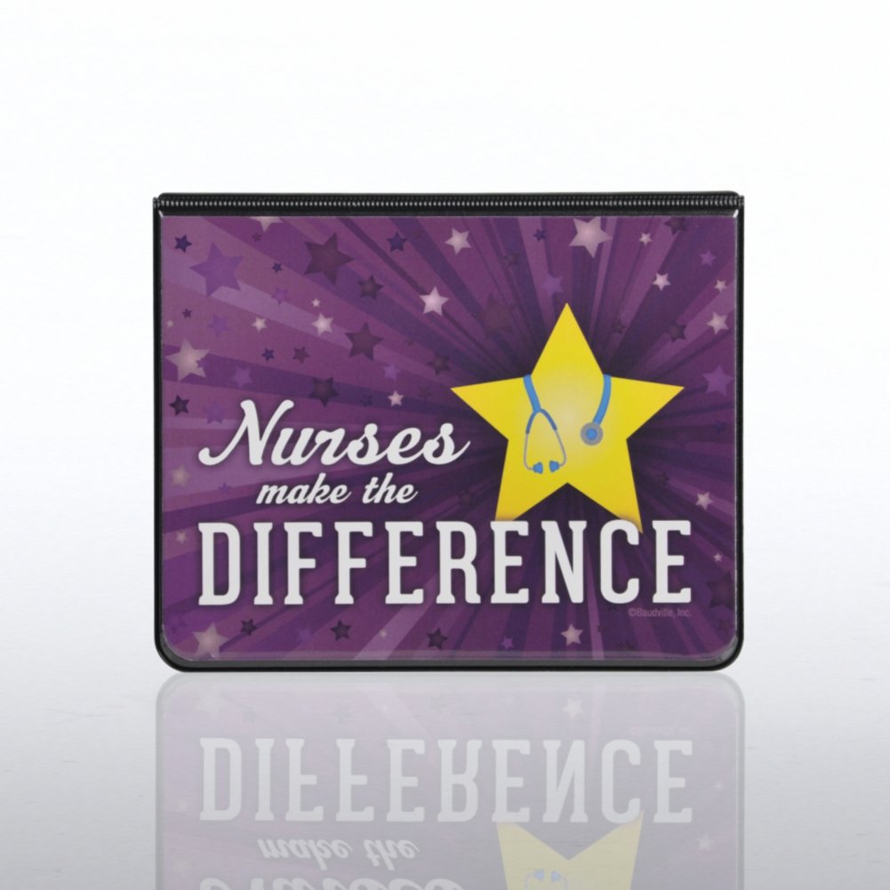 Flip Top Sticky Note Holder with Calendar - Nurses MTD CLOSED