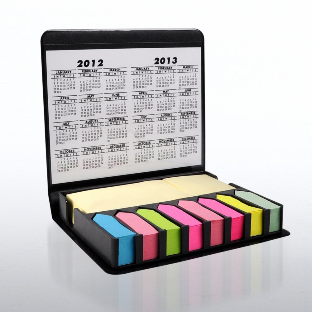 Flip Top Sticky Note Holder with Calendar - Nurses MTD OPEN