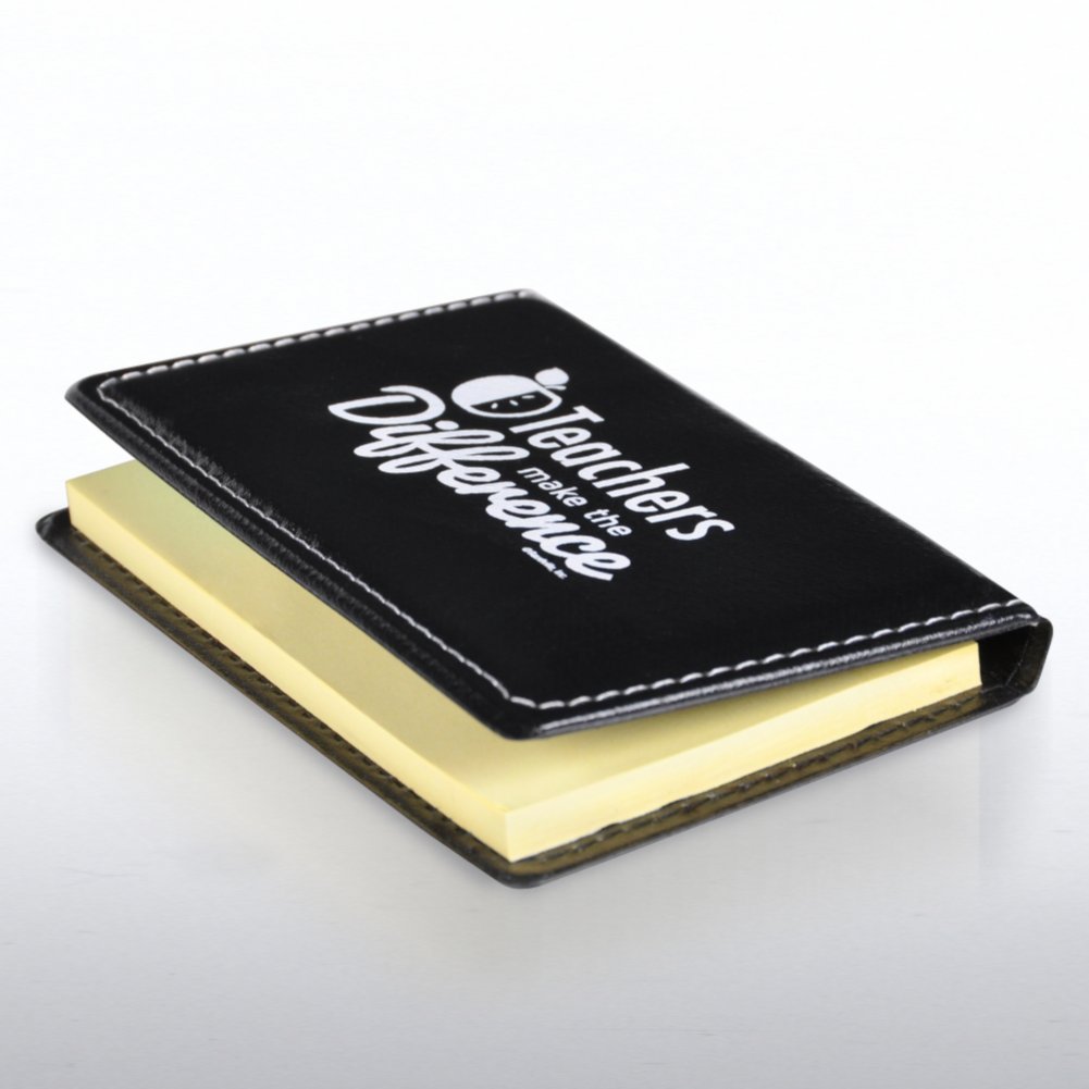 Flip Top Sticky Note Holder - Teachers Make the Difference