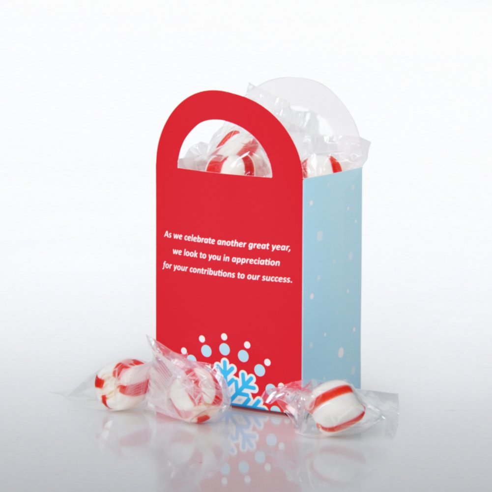 Fun Treat Gift Bag - Snowflake: Thanks for Being Part BACK