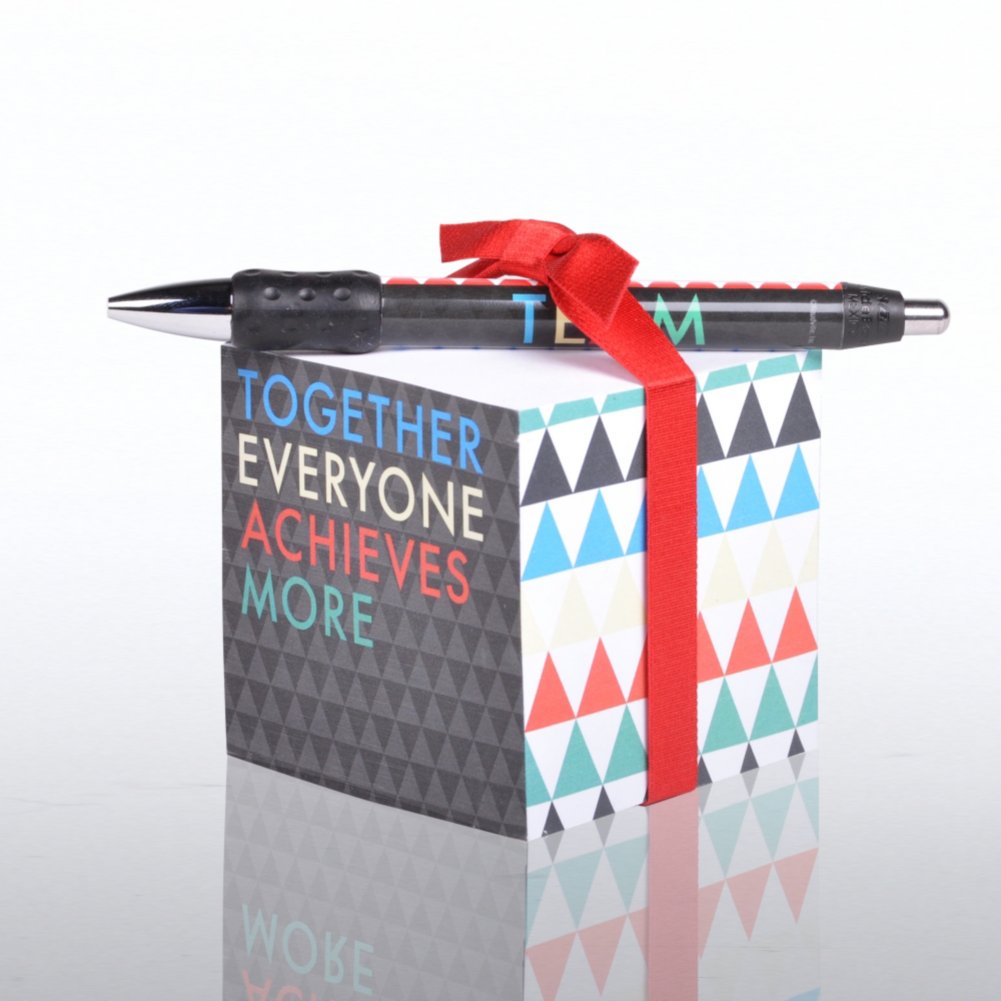 Note Cube & Pen Gift Set - T.E.A.M