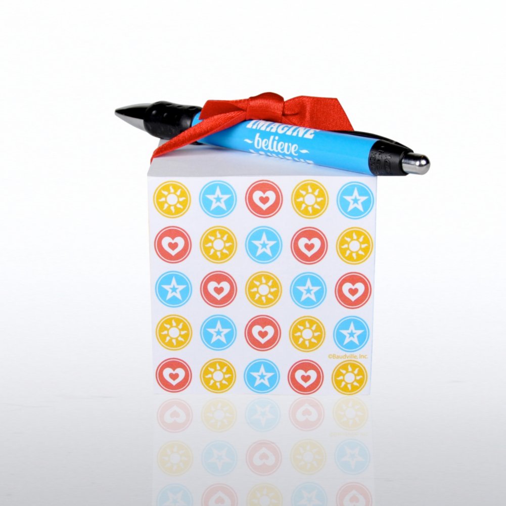 Note Cube & Pen Gift Set - IBA SIDE