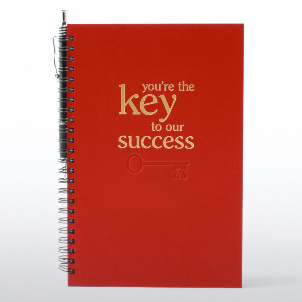 Foil-Stamped Journal & Pen Gift Set - Key to Success