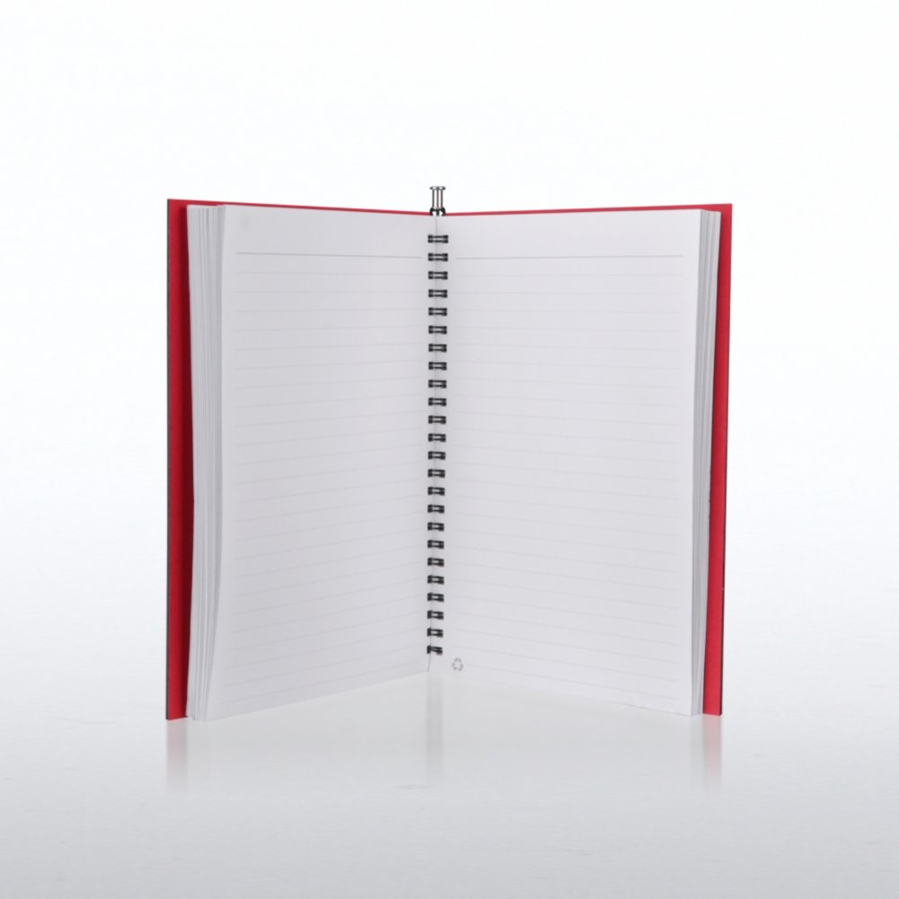 Foil-Stamped Journal & Pen Gift Set - Key to Success OPEN