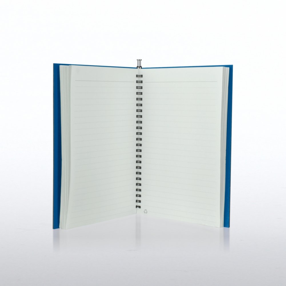 Foil-Stamped Journal & Pen Gift Set - Leading by Example OPEN