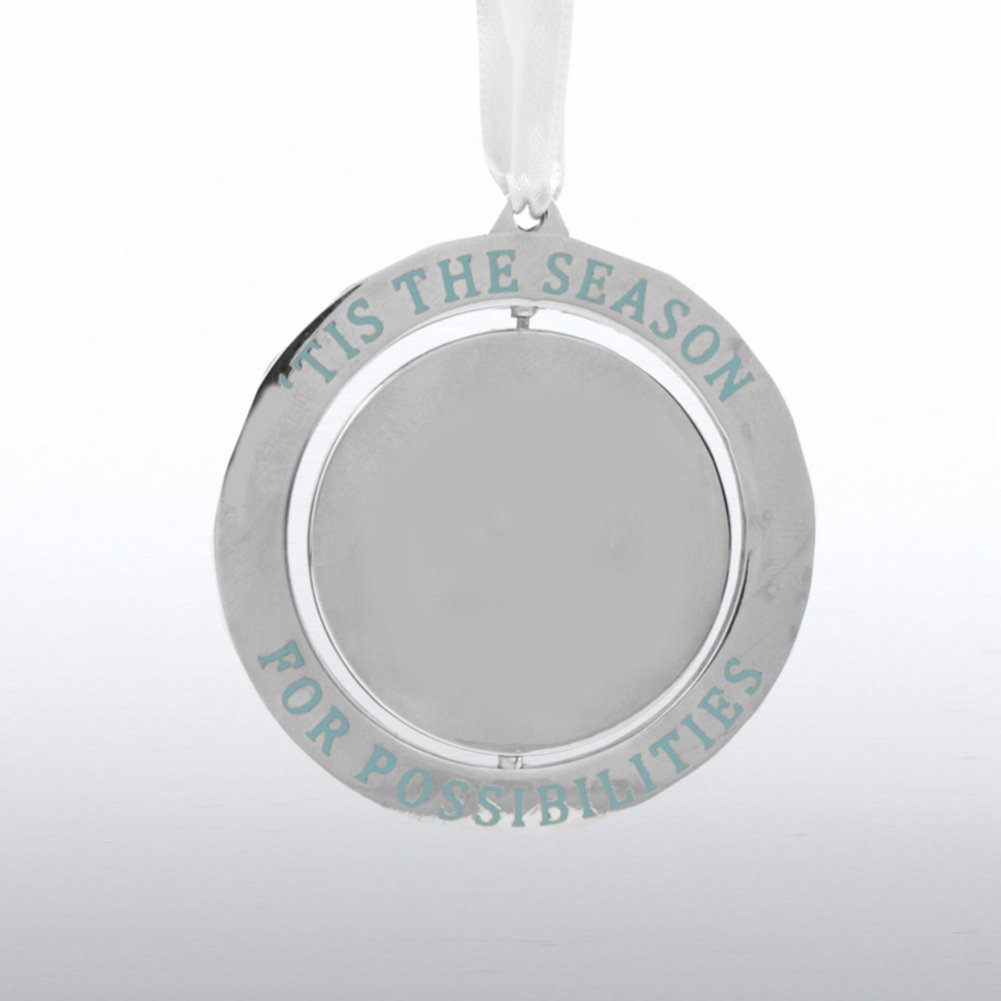 Spinner Ornament - Snowflake - New Beginnings BACK