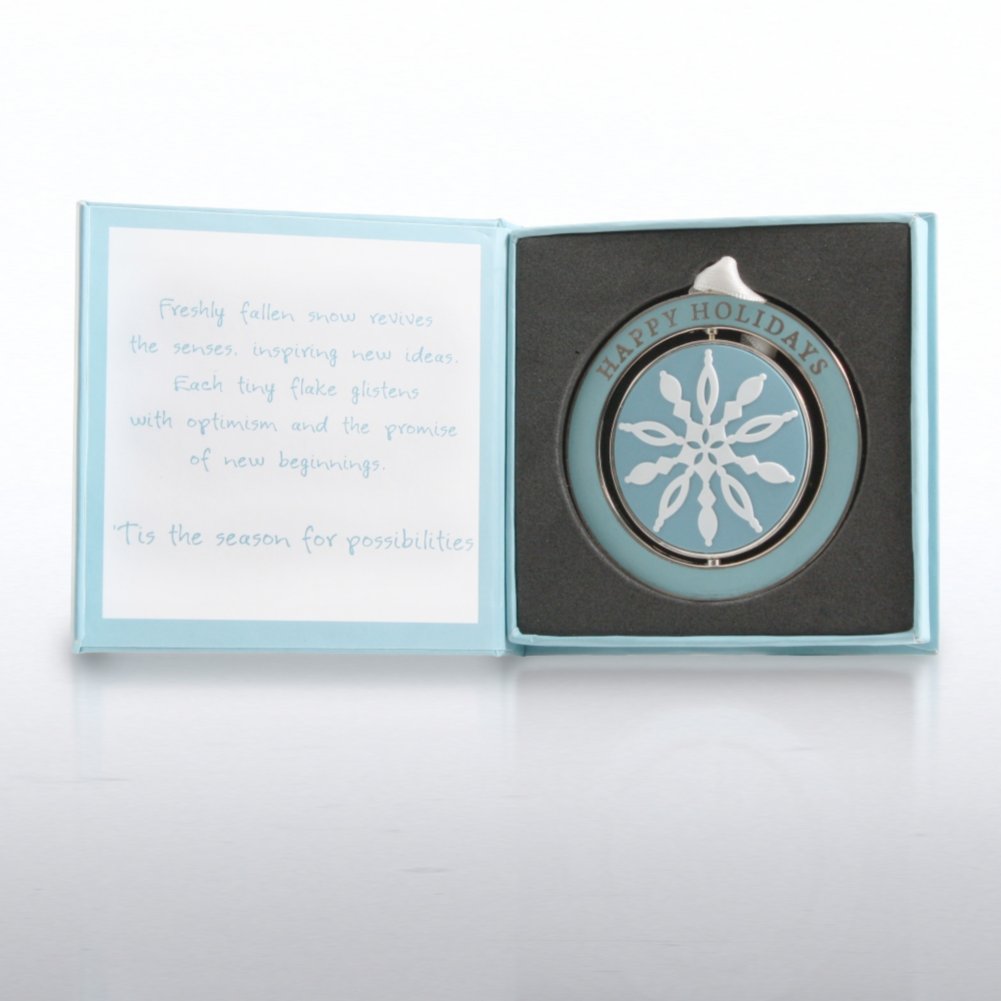 Spinner Ornament - Snowflake - New Beginnings OPEN