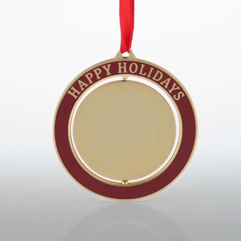 Spinner Ornament - Reindeer - We Appreciate You BACK