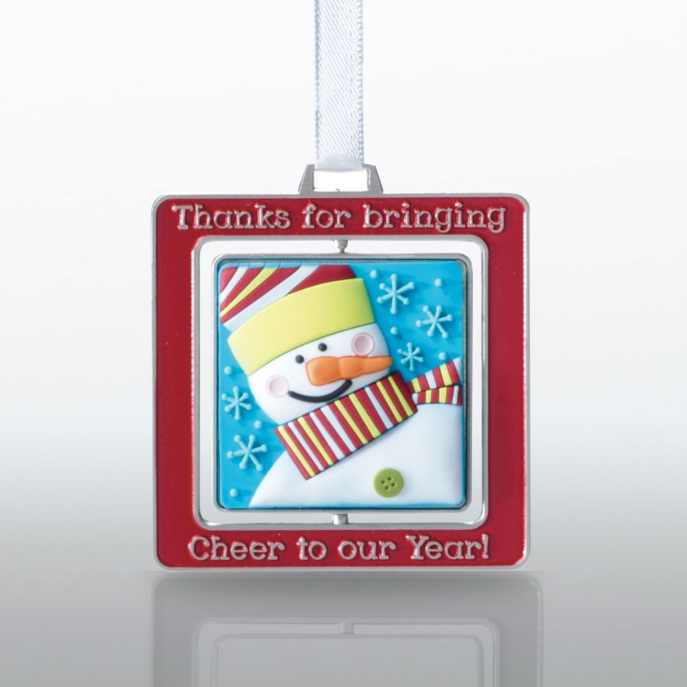 Spinner Ornament - Snowman - Cheer to Our Year