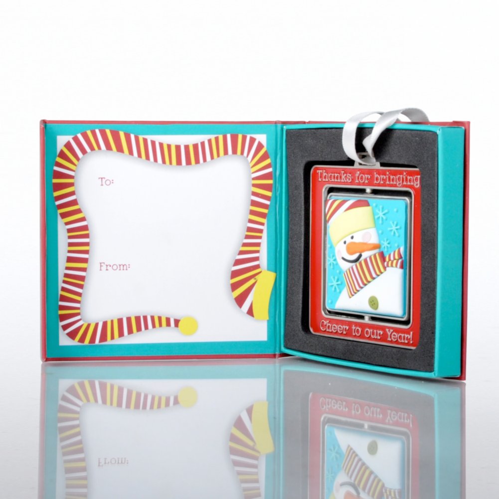 Spinner Ornament - Snowman - Cheer to Our Year OPEN