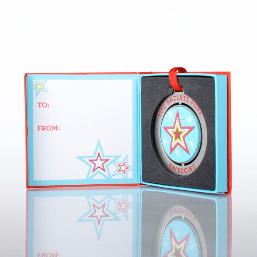 Spinner Ornament - Star - You Radiate Pure Awesome OPEN