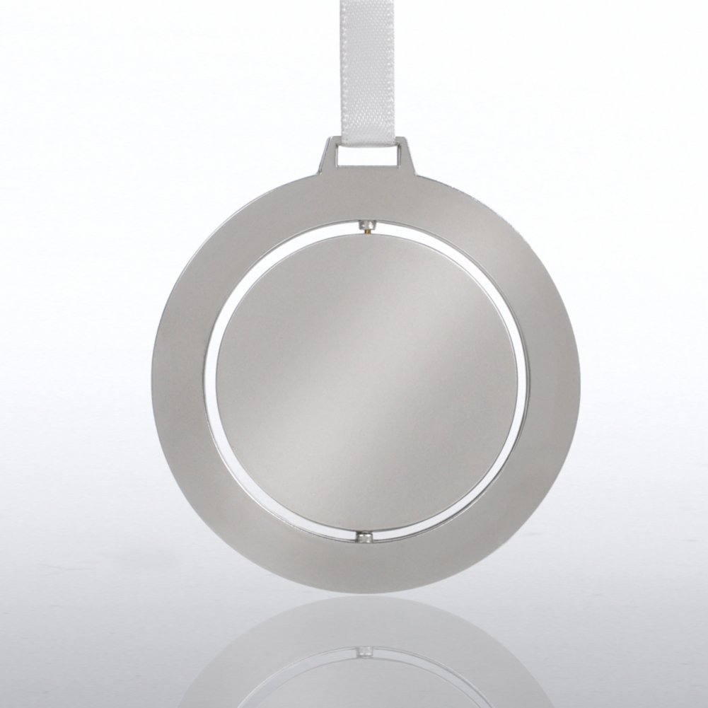 Spinner Ornament - Snowman: Thanks BACK