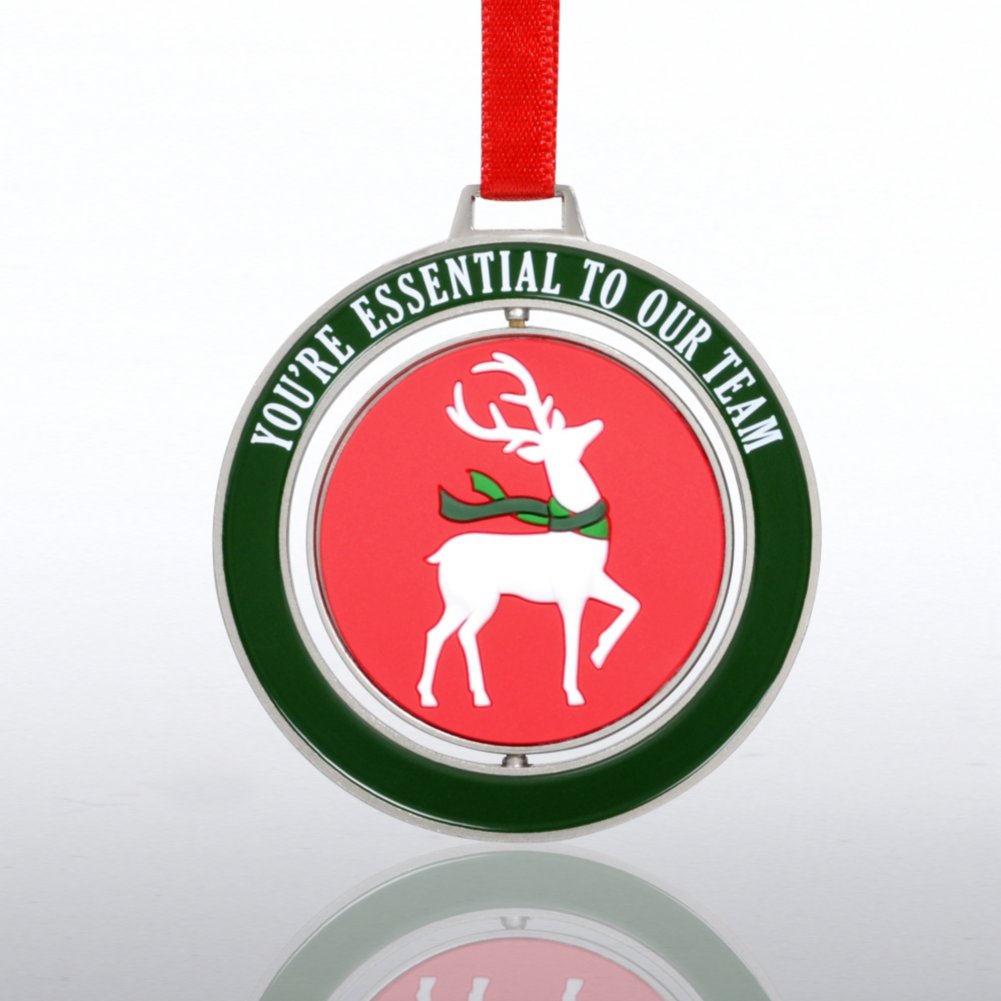 Spinner Ornament - Reindeer: Essential Team