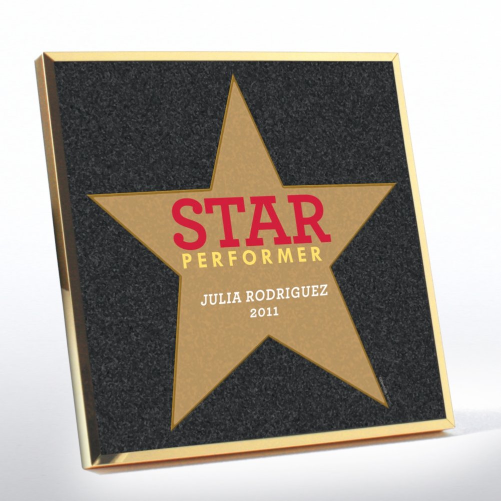 Personalized Star Tile - Star Performer SIDE
