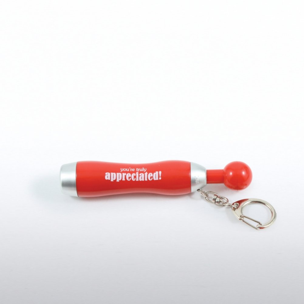 Flashlight & Smiley Pen Gift Set - You're Truly Appreciated! KEYCHAIN