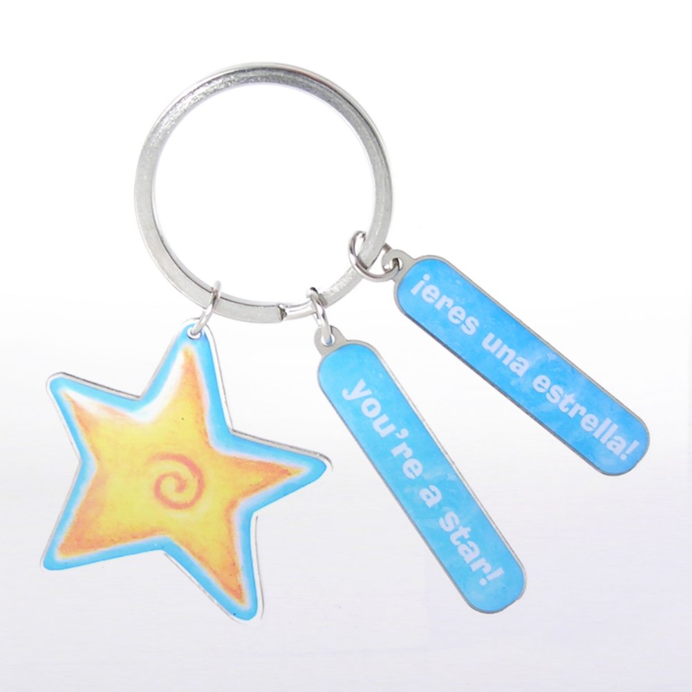 Simply Charming Key Chain - You're a Star Bilingual