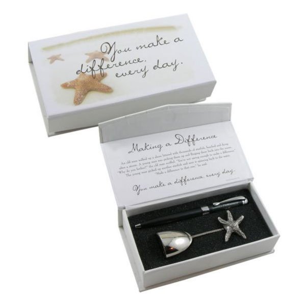 Memo Clip and Pen Gift Set - Starfish