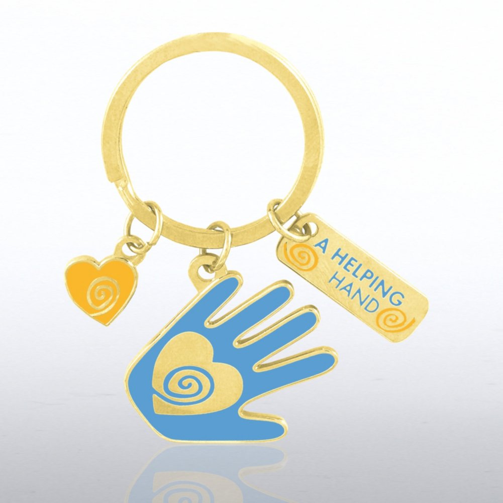 Simply Charming Key Chain - A Helping Hand