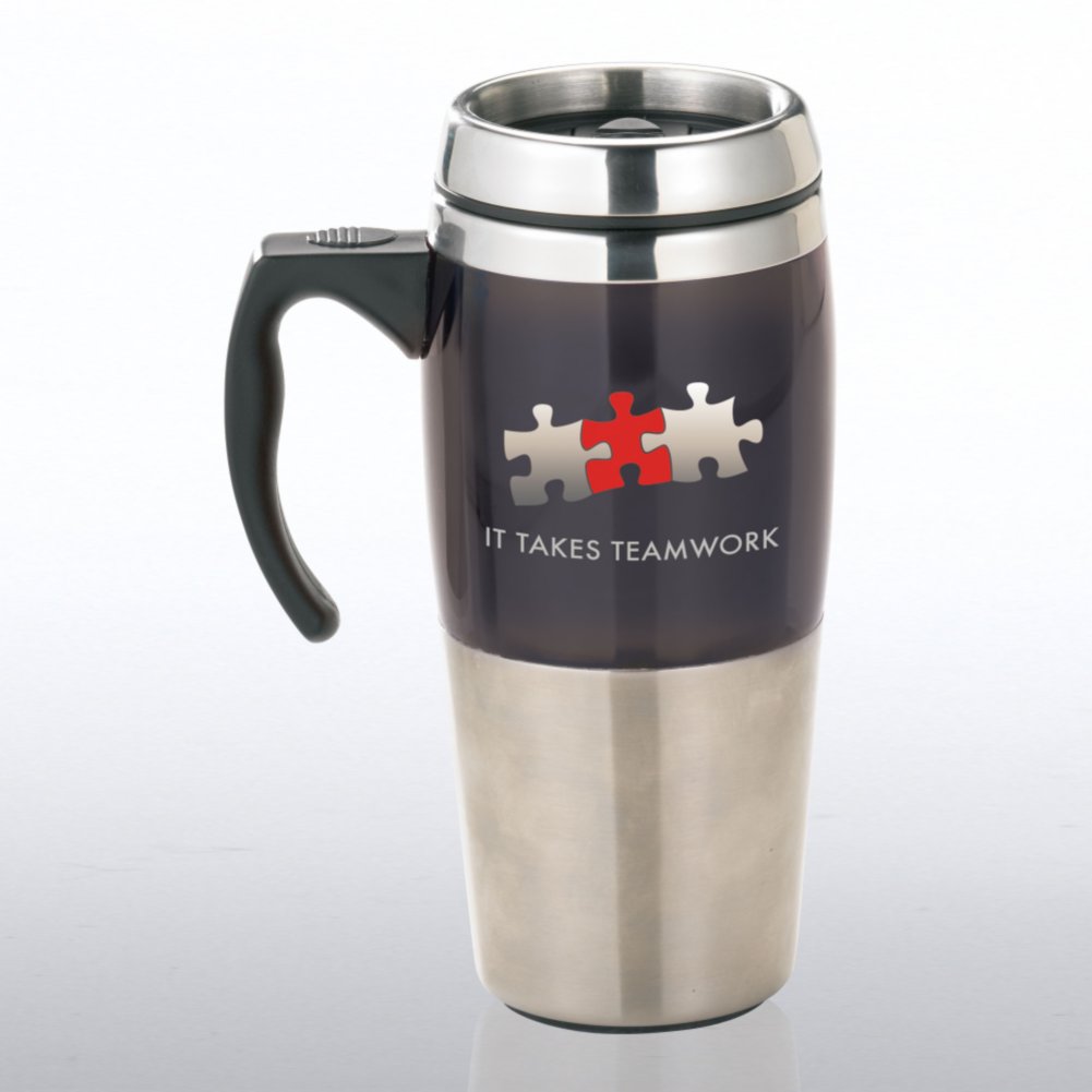 Stainless Steel Travel Mug - It Takes Teamwork