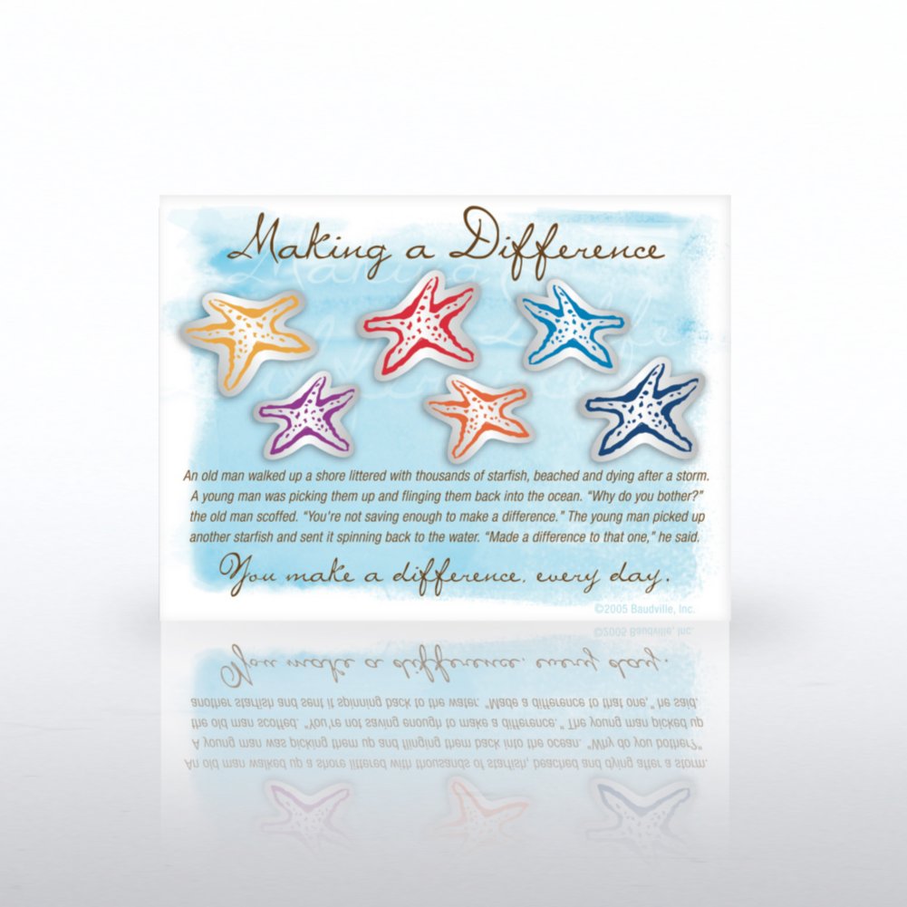Character Push Pins - Starfish: Making a Difference