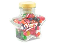 Glass Candy Jar - Star - You are a Star