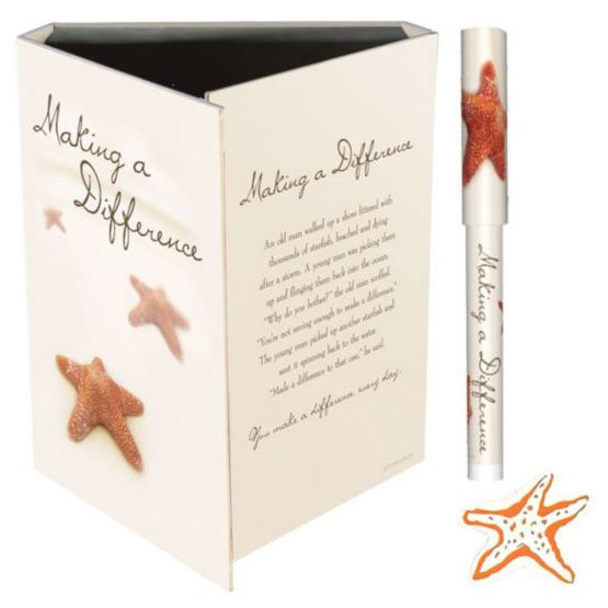 Pen & Pin Gift Set - Starfish: Making a Difference