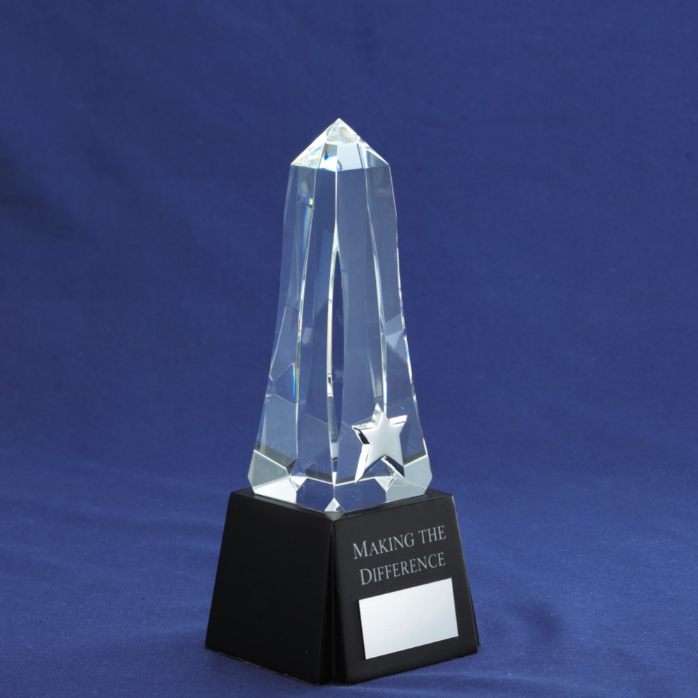 Obelisk Monument Trophy - Making the Difference SIDE