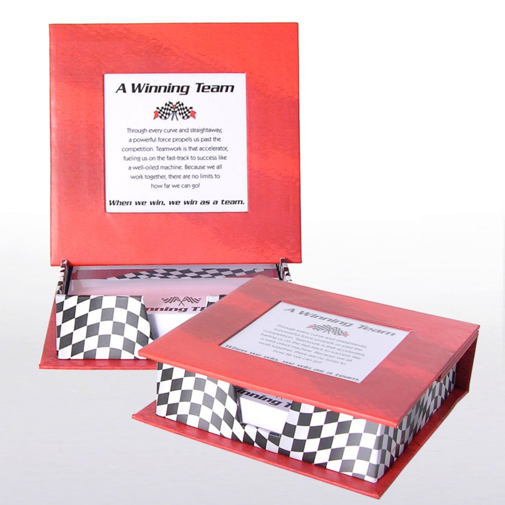 Notepaper Frame - A Winning Team