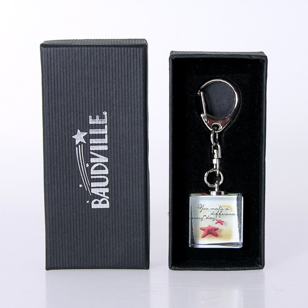 Art Cube Key Chain - Starfish: You Make a Difference BOX