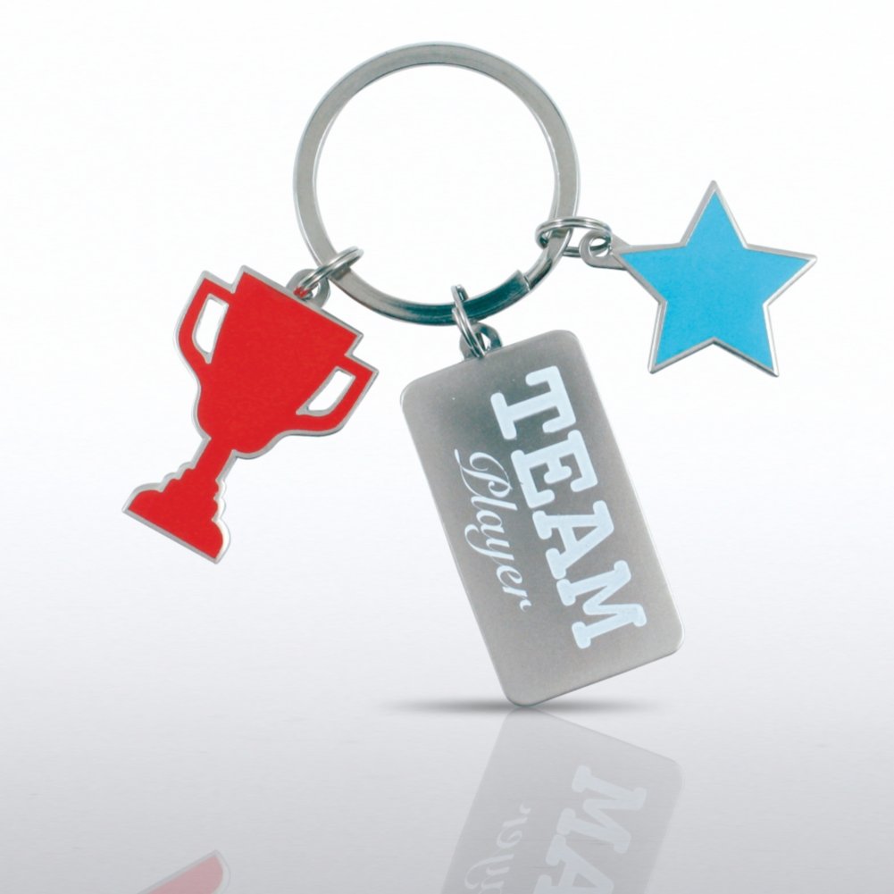 Simply Charming Key Chain - World's Greatest Team