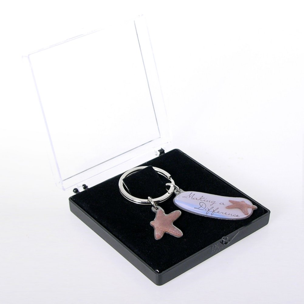 Simply Charming Key Chain - Starfish: Making a Difference BOX
