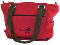 Canvas Computer Carry-All - Essential Piece - Red