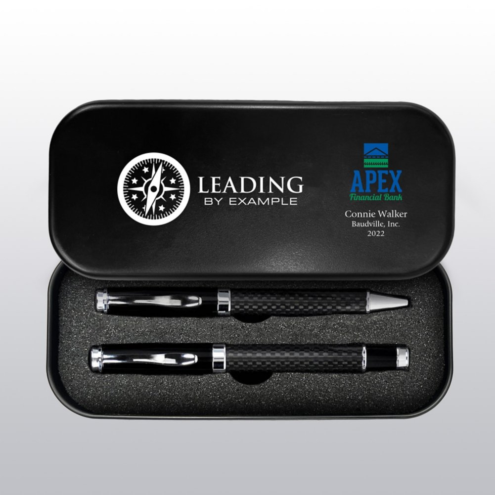 Executive Carbon Fiber Pen Set - Custom CARD6
