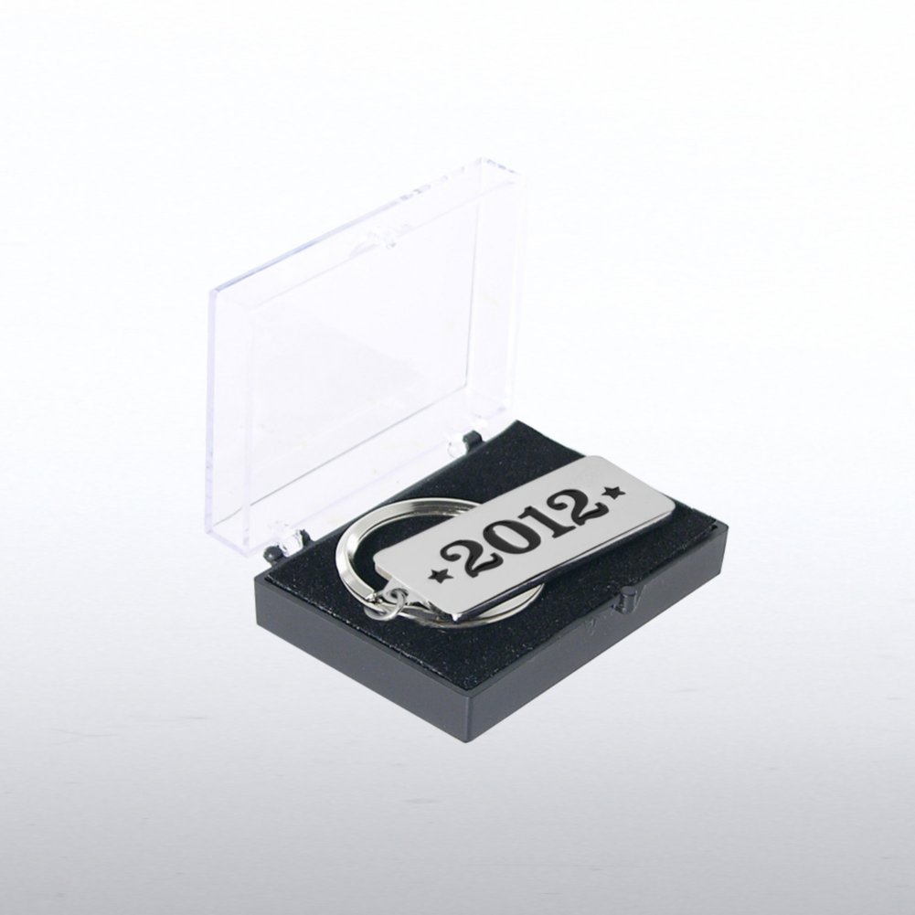 Nickel-Finish Key Chain - 2012 BOX