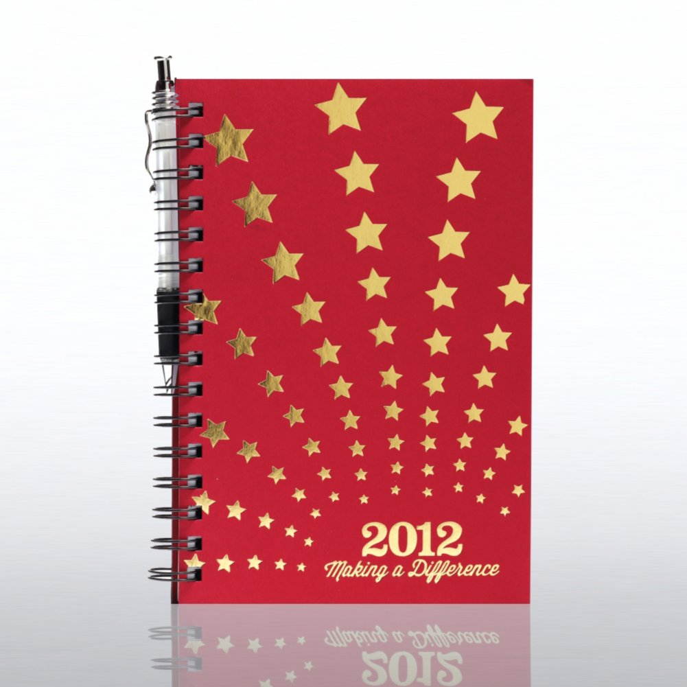Foil-Stamped Journal & Pen Gift Set - 2012