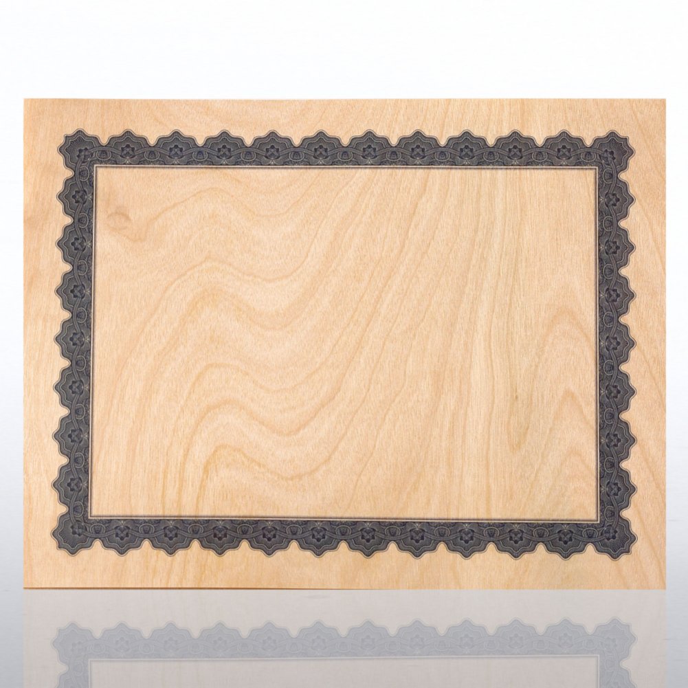 Natural Wood Certificates - Scallop