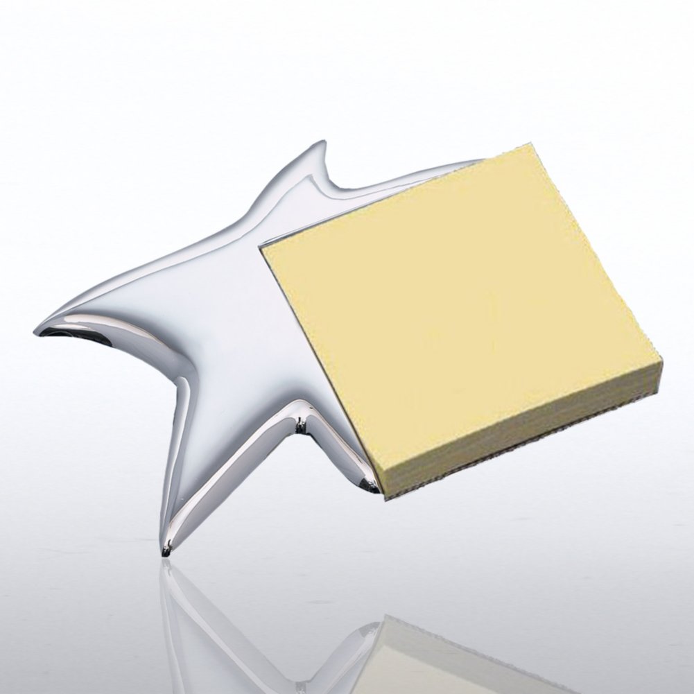 Blank Note Holder - Silver Star