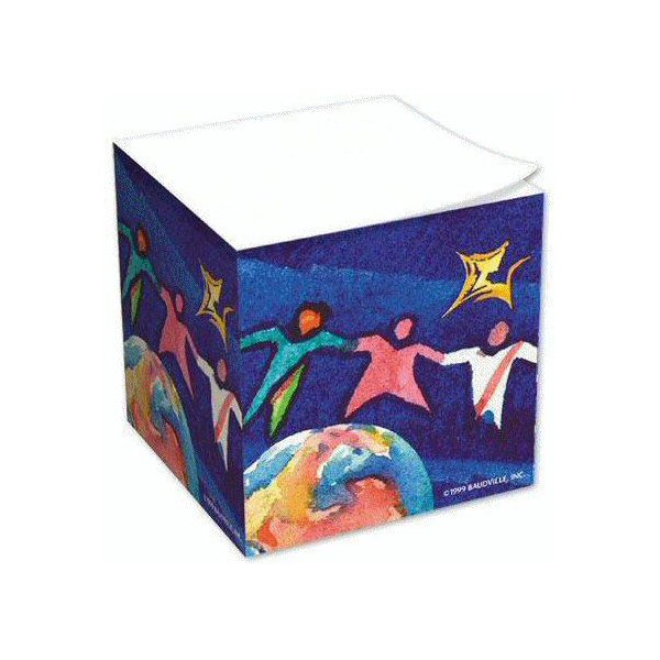Adhesive Note Cube - T.E.A.M.