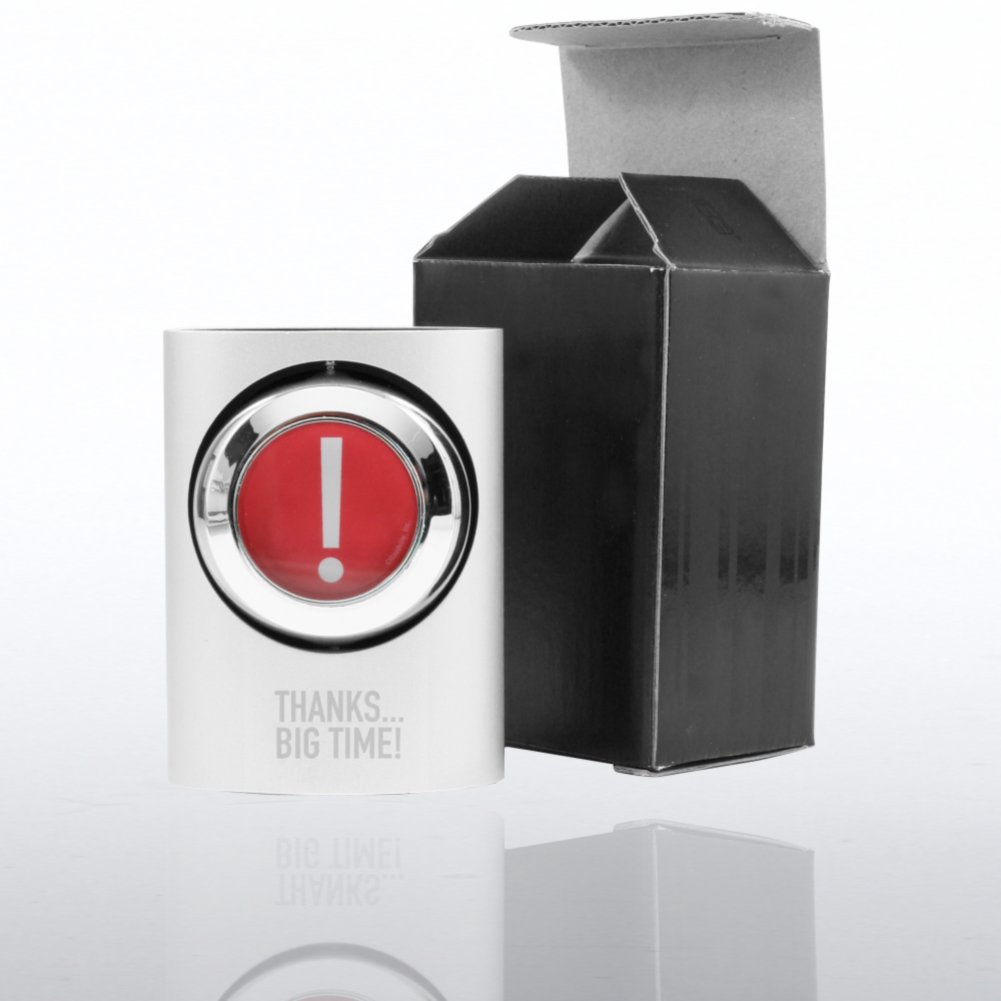 Silver Spin Clock - Exclamations BOX