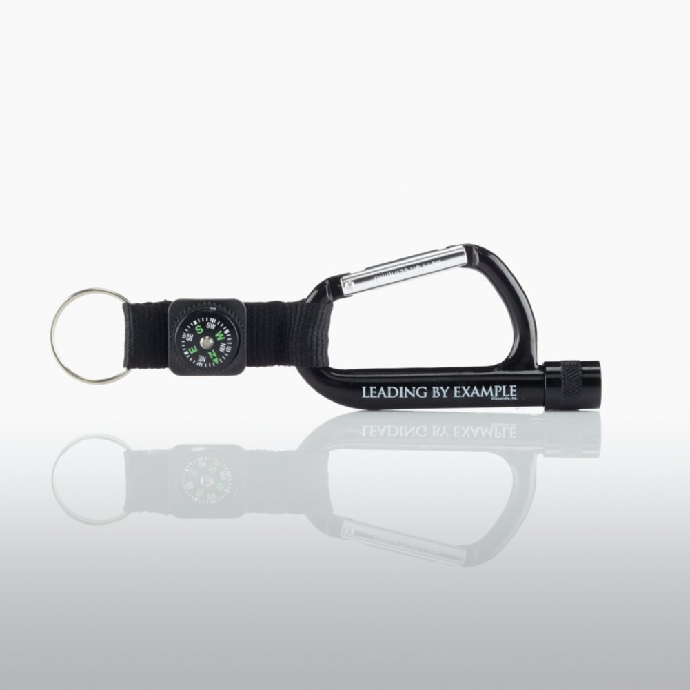 Carabiner Compass Key Chain - Leading by Example