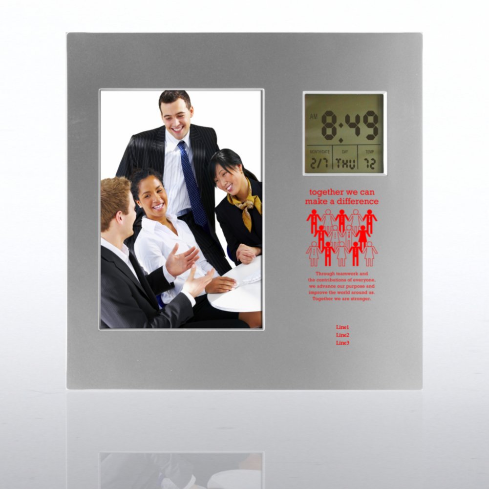 Digital Clock Photo Frame