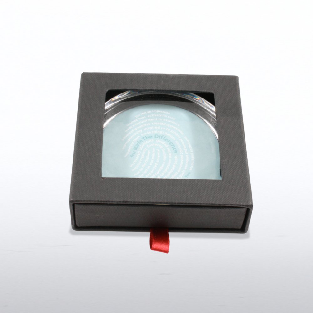 Desktop Paperweight - You Made the Difference BOX
