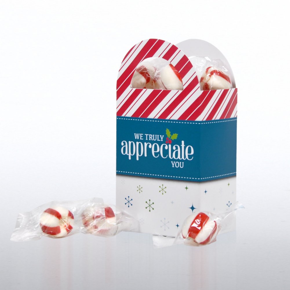 Fun Treat Gift Bag - Candy Cane: We Truly Appreciate You