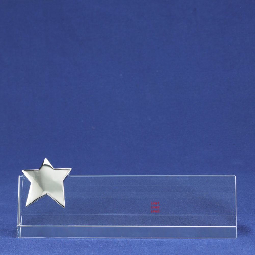 Crystalline Name Placard - Essential Piece