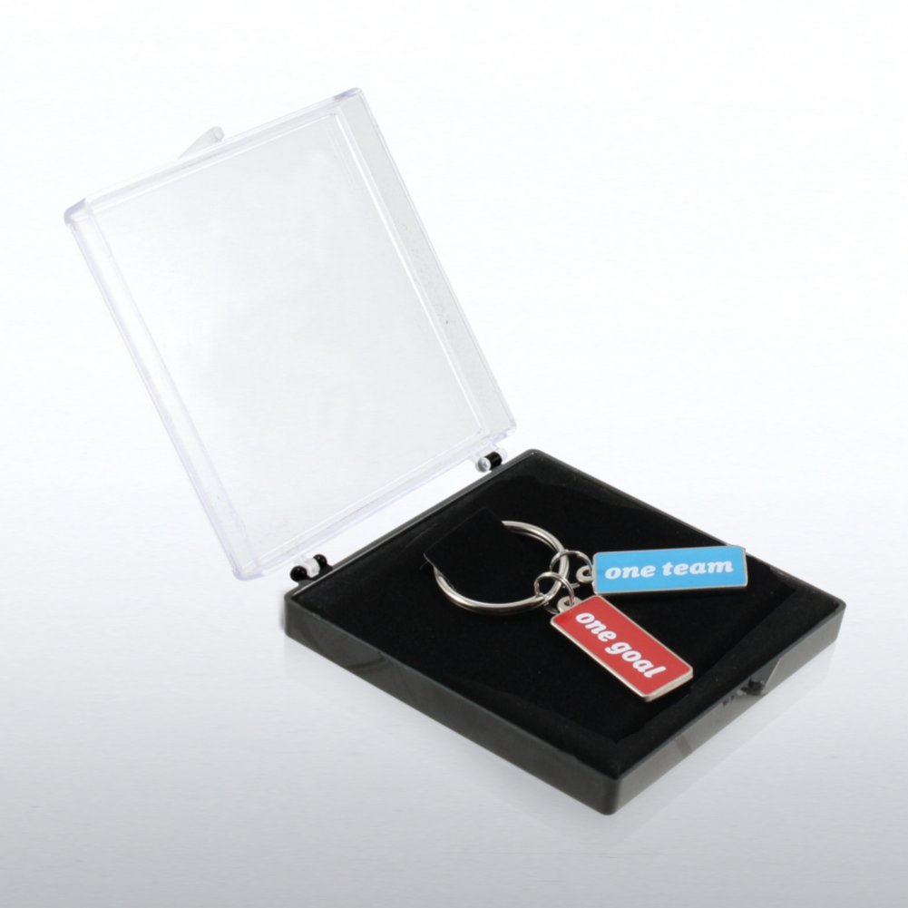 Simply Charming Key Chain - One Team, One Goal BOX