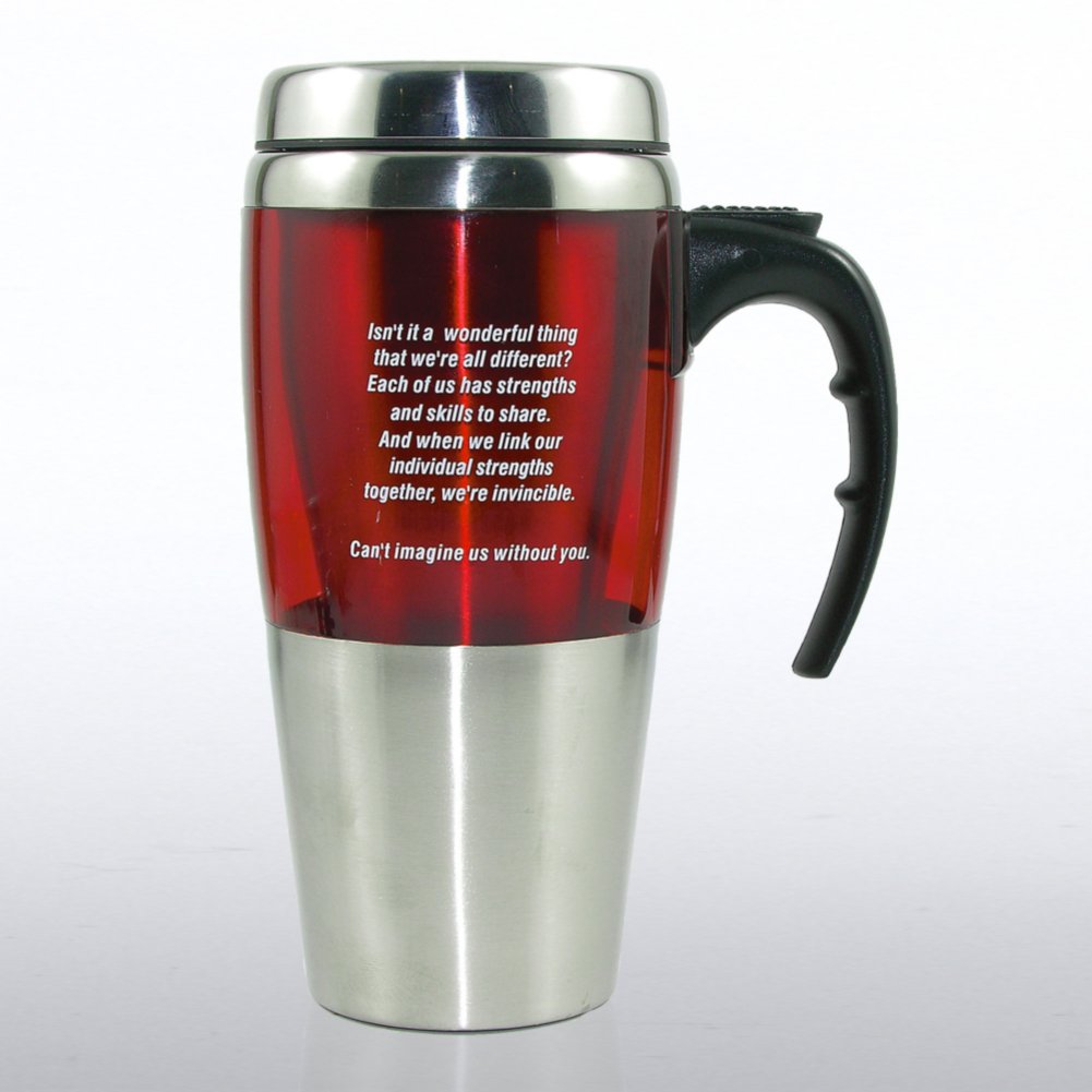 Stainless Steel Travel Mug - Essential Piece BACK