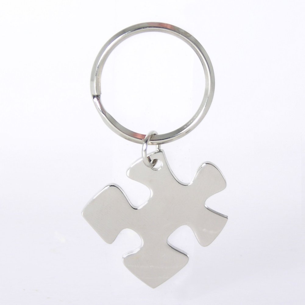 Nickel-Finish Key Chain - Essential Piece