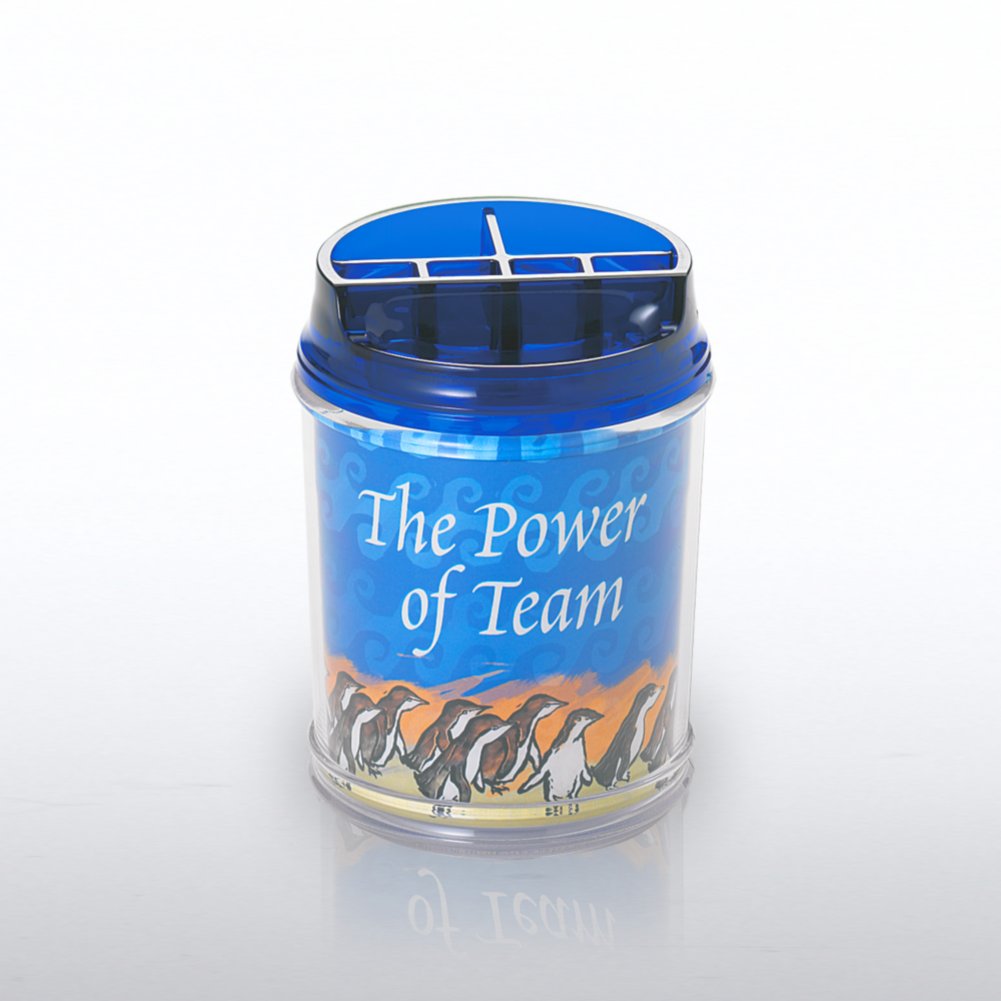 Desk Caddy - Penguin: Power of TEAM