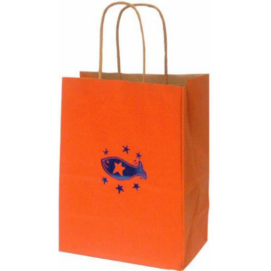 Kraft Paper Gift Bag - FISH