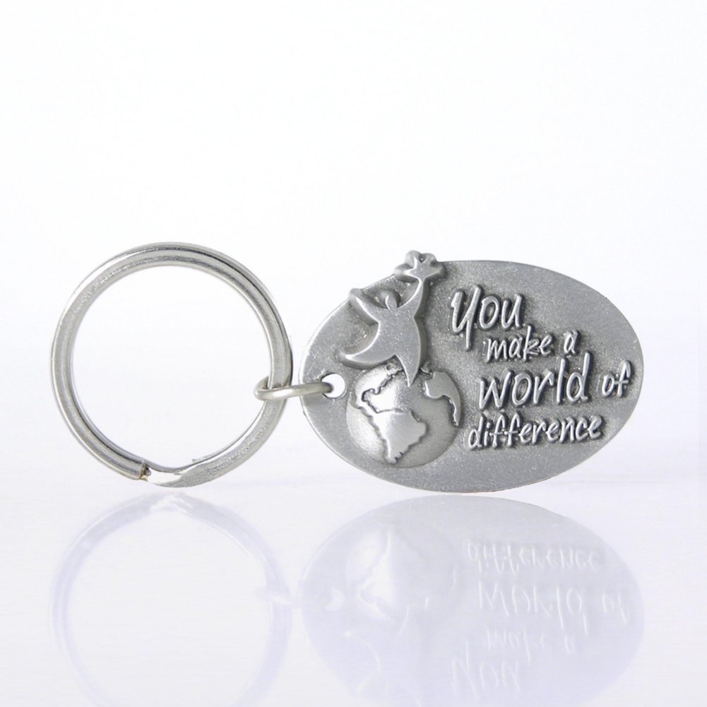 Character Tin - You Make a World of Difference KEYCHAIN